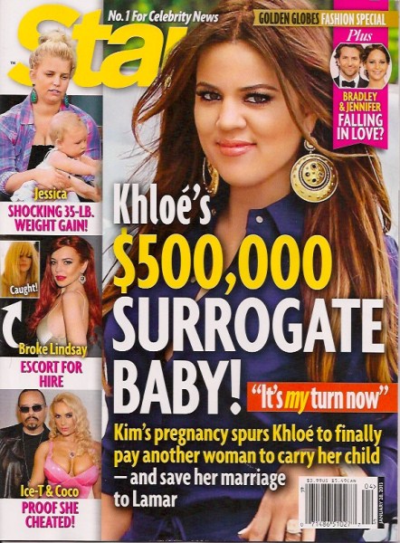 Khloe Kardashian Surrogate Mother Paid $500,000 To Carry Baby - Jealous of Kim Kardashian's Pregnancy