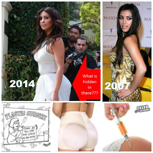 Kim Kardashian at Ciara's Baby Shower: See Her Plastic Surgery and Butt Implants Exposed (PHOTOS)