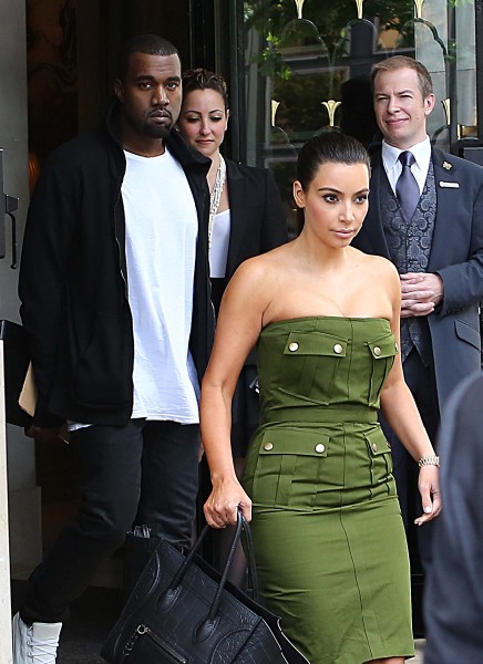 Kris Jenner, Kanye West Already Fighting Over Kim Kardashian's Baby 0110