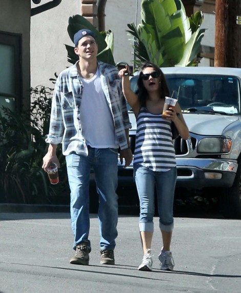 Ashton Kutcher Terrified Mila Kunis is Cheating on Him--Steals Her Phone and Tries to Catch Her!
