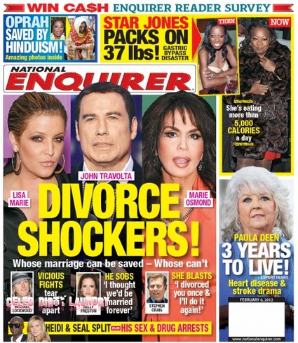 Lisa Marie, John Travolta & Marie Osmond Divorce Shockers (Photo)