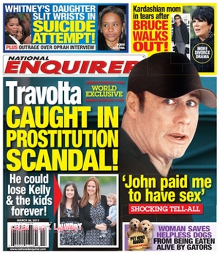 Prostitute Confirms That John Travolta Is Her Client (Photo)
