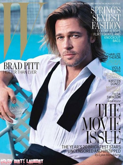 Brad Pitt Hotter Than Ever In W Magazine (Photo)