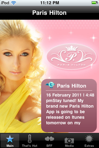 Paris Hilton Launches Her iPhone App