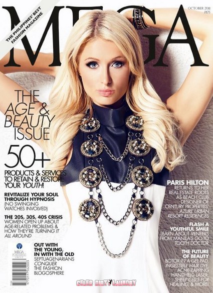 Paris Hilton Looking Amazing On The Cover of Mega Magazine's Age & Beauty Issue