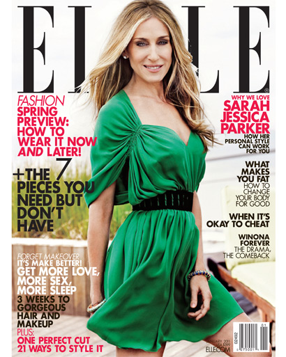 Sarah Jessica Parker On Aging & Her Twins in the Jan. 2011 Issue Of Elle