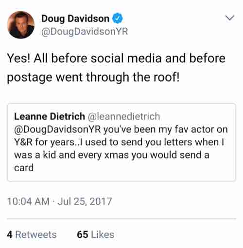 The Young and the Restless Spoilers: Doug Davidson Fights with Fan Over Michael Muhney