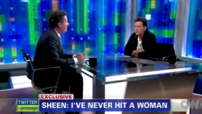 Charlie Sheen Chats With Mel Gibson - Speaks To Piers Morgan About Hitting Women
