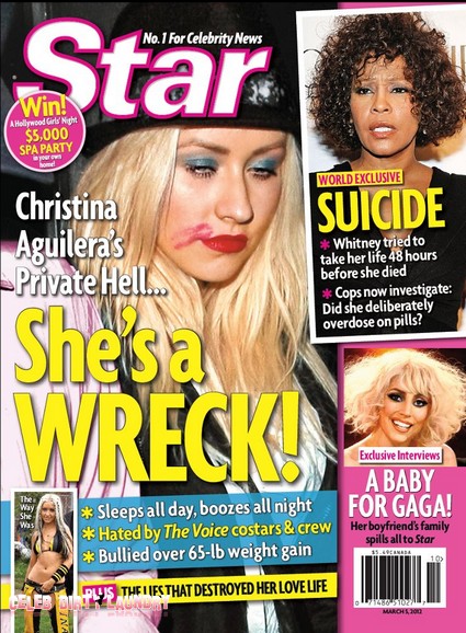 Christina Aguilera's Private Hell - She's A Wreck (Photo)