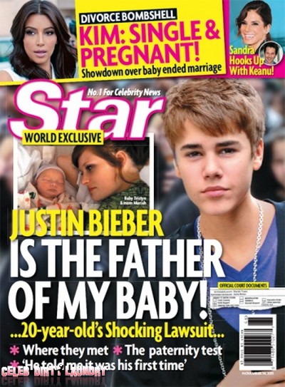 Star Magazine: Mariah Yeater Claims Justin Bieber Is The Father Of My Baby (Baby Photo)