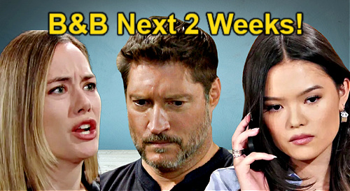 The Bold and the Beautiful Next 2 Weeks: Wild Revelations, Terrible Medical News and Finn Gives Hope Romantic Advice