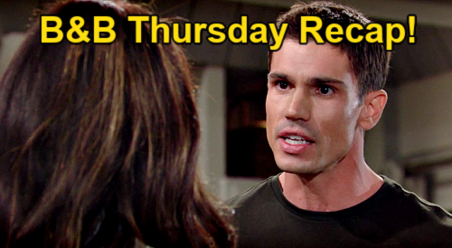 The Bold and the Beautiful Recap: Thursday, August 3 – Finn Begs Steffy Don’t Go – Deacon Warns Sheila to Leave Town
