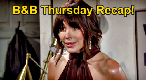 The Bold and the Beautiful Recap: Thursday, November 9 – Hope Throws Past in Steffy’s Face – Sheila’s Day of Reckoning