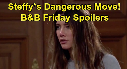 The Bold and the Beautiful Spoilers: Friday, September 25 - Steffy’s Dangerous Move - Thomas' Heartfelt Apology To Zoe