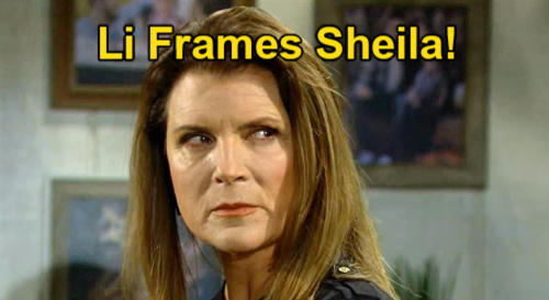The Bold and the Beautiful Spoilers: Li Frames Sheila for New Crime – Gets Enemy Arrested Over Setup?