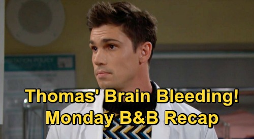 The Bold and the Beautiful Spoilers: Monday, December 7 Recap - Thomas’ Brain Bleeding - Liam In Shock Over Hope Not Cheating