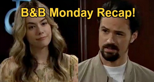 The Bold and the Beautiful Spoilers: Monday, November 16 Recap - Hope Thrills Thomas With Douglas Visit - Shauna Fails Judgement