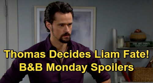 The Bold and the Beautiful Spoilers: Monday, November 9 - Thomas Mulls Over Liam Murder Request - Steffy & Hope Okay With Doll