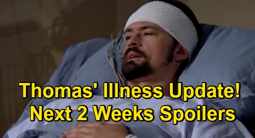 The Bold and the Beautiful Spoilers Next 2 Weeks: Brooke’s Blast from the Past – Thomas' Troubling Illness Update