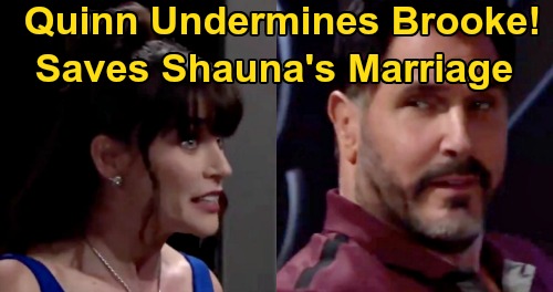 The Bold and the Beautiful Spoilers: Quinn Pushes Bill to Fight for Brooke, Not Katie – Helps Shauna Remain Ridge’s New Wife