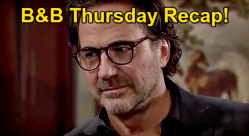 The Bold and the Beautiful Spoilers Recap: Thursday, November 2 – Ridge Lies That Eric Won – Finn Learns Why Steffy Came Home