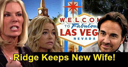 The Bold and the Beautiful Spoilers: Shauna Offers Ridge Annulment, Gets Big Surprise – Ridge Wants New Vegas Wife, Not Brooke?