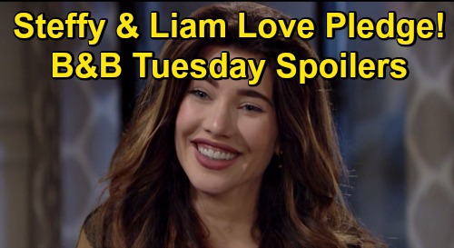 The Bold and the Beautiful Spoilers: Tuesday, December 15 - Liam & Steffy Pledge Love - Thomas’ Big Ridge Confession