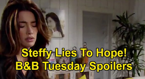 The Bold and the Beautiful Spoilers: Tuesday, December 22 - Steffy Lies To Hope - Paris Thrown Out of Los Angeles by Zoe
