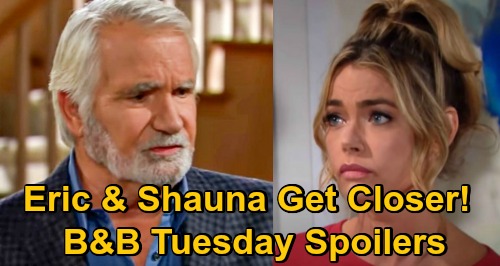 The Bold and the Beautiful Spoilers: Tuesday, November 3 - Eric's Heart-to-Heart With Shauna - Quinn Asks Flo For Help With Mom