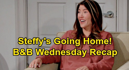 The Bold and the Beautiful Spoilers: Tuesday, October 13 Recap - Steffy's Going Home - Hope Tells Liam Let Steffy Live Her Life