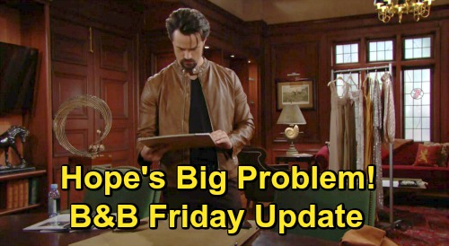 The Bold and the Beautiful Spoilers Update: Friday, October 30 – Quinn’s Epic Apology Fail, Ridge Unloads Fury – Hope’s Big Problem