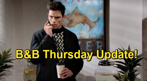The Bold and the Beautiful Spoilers Update: Thursday, December 3 – Steffy Confides in Ridge – Hope’s SOS Call, Finn Helps Thomas
