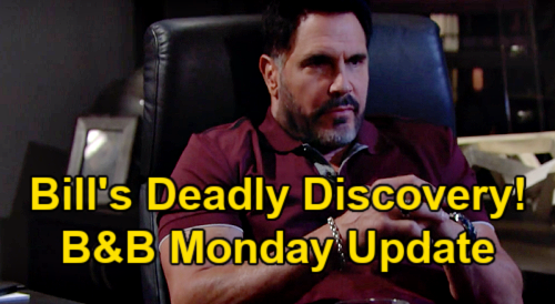 The Bold and the Beautiful Spoilers Update: Monday, April 5 – Thomas Murder Mayhem – Bill Stumbles Upon Deadly Outcome