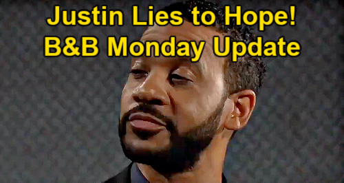 The Bold and the Beautiful Spoilers Update: Monday, July 5 – Hope Searches for Thomas - Hears Justin’s False Story