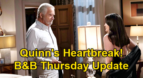 The Bold and the Beautiful Spoilers Update: Thursday, April 22 – Bill’s Strategy to Silence Liam – Heartbreak for Quinn
