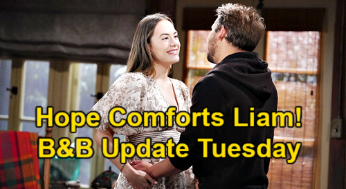 The Bold and the Beautiful Spoilers Update: Tuesday, May 4 – Brooke Suspects Killer Thomas – Hope Comforts Shattered Liam