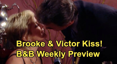 The Bold and the Beautiful Spoilers: Week of June 15 Preview – Y&R Favorites Week – Victor Kisses Brooke – Ashley & Ridge’s Engagement