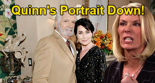 The Bold and the Beautiful Spoilers: Brooke Wants Quinn’s Portrait Down ASAP – Eric Deal Shows Horrible Wife Unworthy