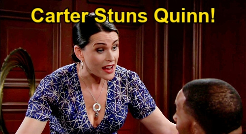 The Bold and the Beautiful Spoilers: Carter’s Reversal on Paris Breakup – Stuns Quinn by Giving New Love a Chance?