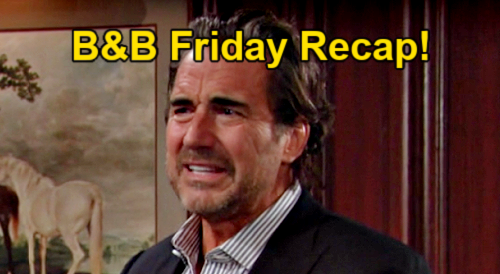The Bold and the Beautiful Spoilers: Friday, August 19 Recap – Ridge’s Disgusting Discovery – Sheila Cut Off Own Toe