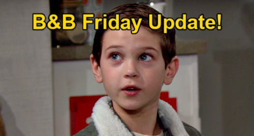 The Bold and the Beautiful Spoilers: Friday, January 28 Update – Thomas & Steffy Seek Full Santa Scoop – Douglas Cracks Under Pressure