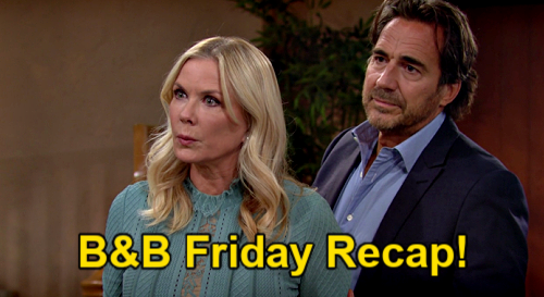 The Bold and the Beautiful Spoilers: Friday, July 2 Recap – Carter Confesses Quinn Affair to Eric – Donna’s Honey Bear Memories