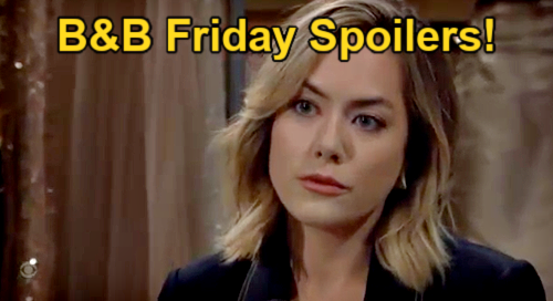 The Bold and the Beautiful Spoilers: Friday, March 15 - Thomas’ Surprise Dress for Hope - Poppy Visits Finn