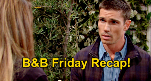 The Bold and the Beautiful Spoilers: Friday, November 12 Recap – Finn Asks if Deacon Is Bio Dad – Jack Spies on Sheila & Son