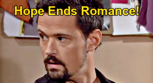 The Bold and the Beautiful Spoilers: Hope Ends Thomas Romance – Walks Out After Sudden Change of Heart