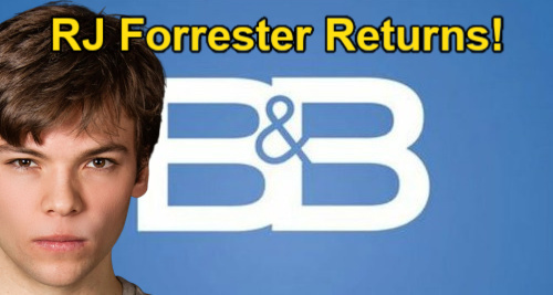 The Bold and the Beautiful Spoilers: Joshua Hoffman Joins B&B as RJ Forrester Recast – See When Ridge & Brooke’s Son Returns