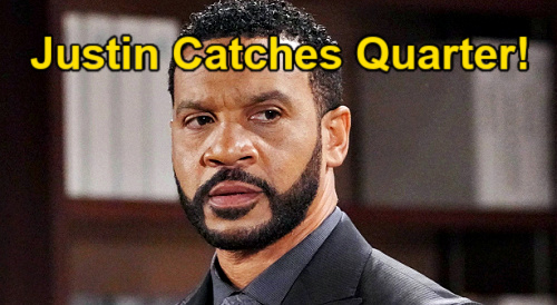 The Bold and the Beautiful Spoilers: Justin Busts Quinn & Carter – Spies for Ridge & Discovers Secret Lovers