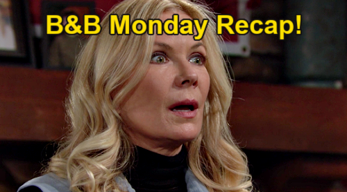 The Bold and the Beautiful Spoilers: Monday, February 1 Recap - Brooke Startled by Liam & Steffy Cheating - Ridge Tells Carter