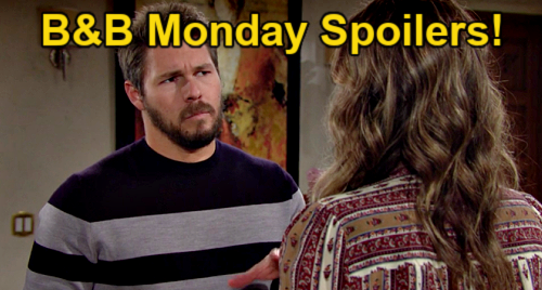 The Bold and the Beautiful Spoilers: Monday, February 21 – Liam Does Hope’s Dirty Work – Taylor Pumps Brakes with Ridge