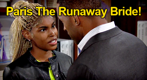 The Bold and the Beautiful Spoilers: Paris the Runaway Bride – Ditches Carter for Zende After Wedding Disaster?
